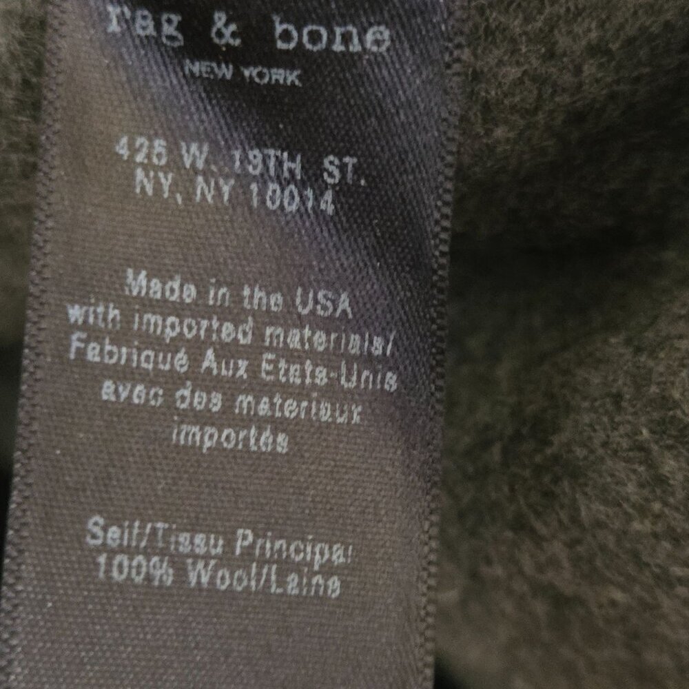 Rag & Bone 100% Wool Gray Unstructured One Button… - image 5